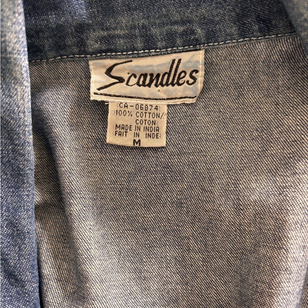 Vintage Embroidered Denim Farmer’s Market Maxi Dress - Picture 4 of 8